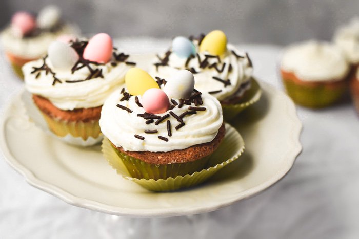 Almond Vanilla Bean Easter Nest Cupcakes-1.jpg