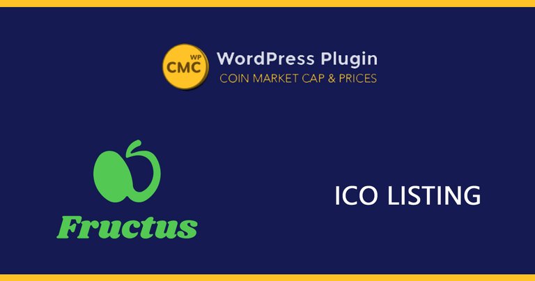 WordPress Plugin Coin Market Cap & Prices Listing Fructus XFRC ICO.jpg