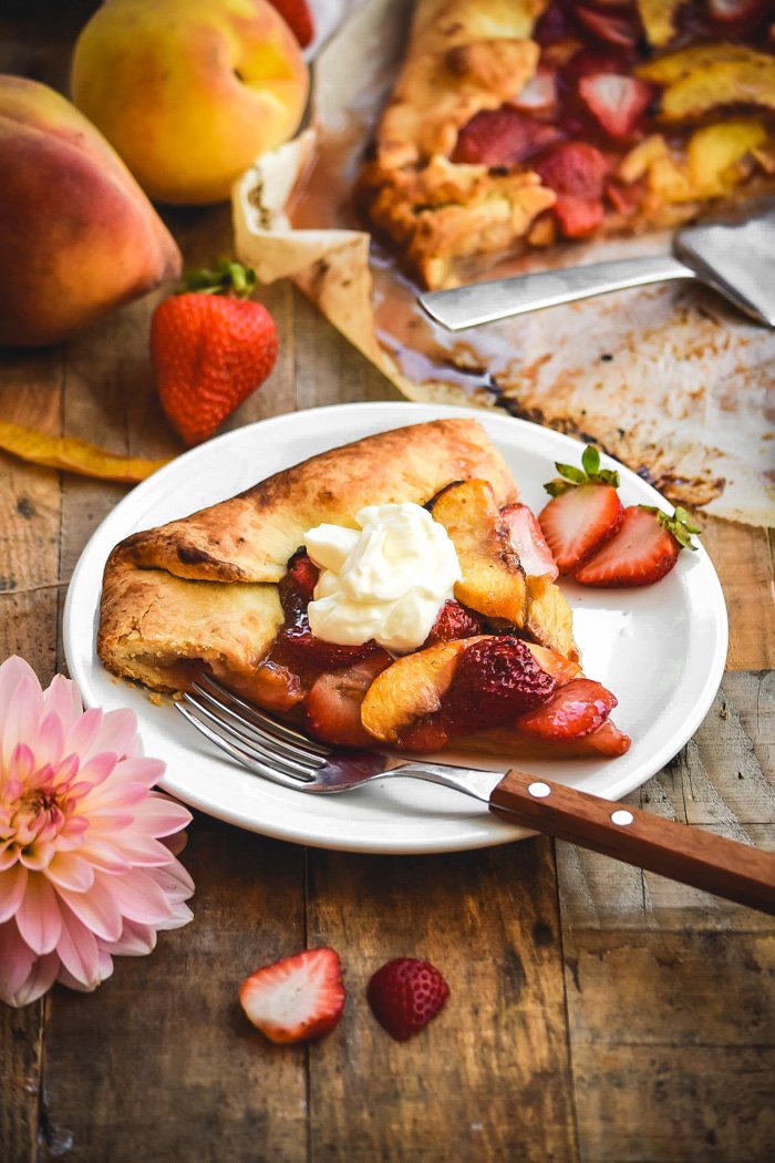 Simple Strawberry Peach Galette (Vegan)-7.jpg