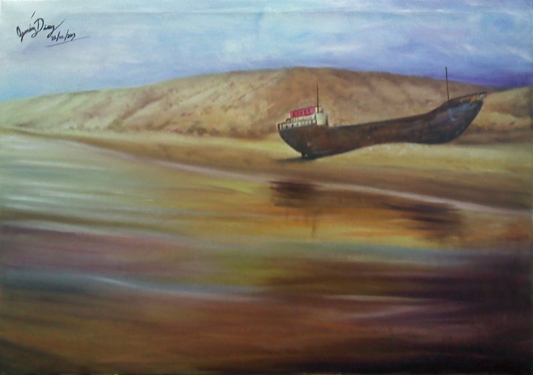 tirado a la deriva, oleo 50x70cm.jpg