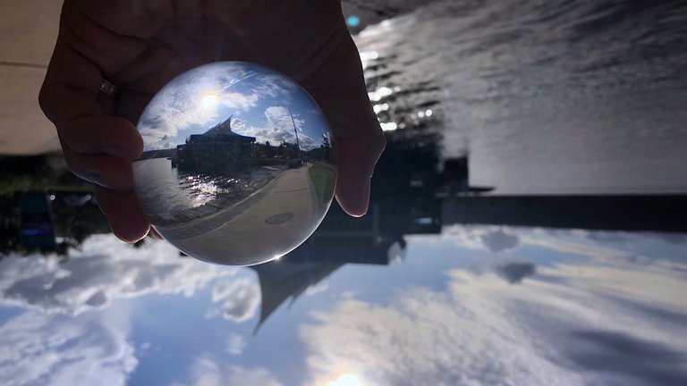 The Coast Bar & Restaurant in a lensball