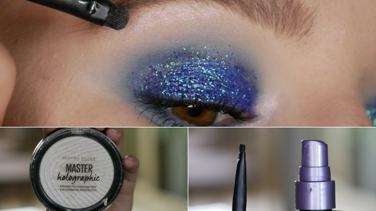 Blue Glitter Makeup-Highlighter-melissavandijkmakeuptutorials.png