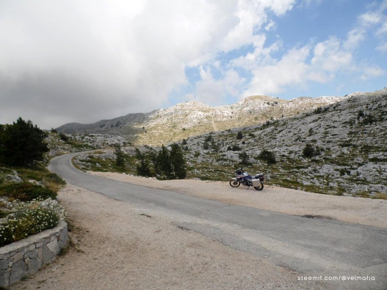 First time in Biokovo by motorbike, 2014