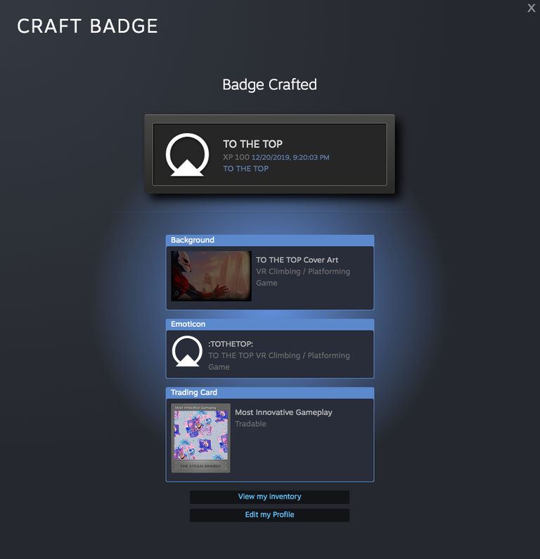 To The Top - Craft Badge.png