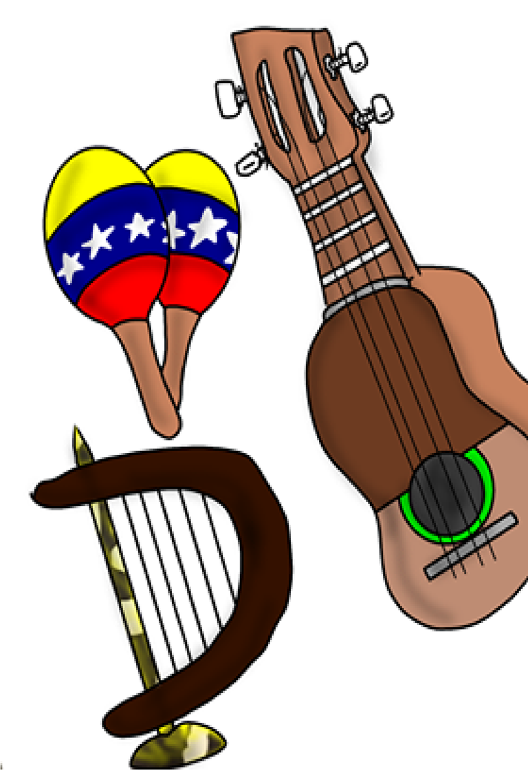 cuatro maracas y arpa.png