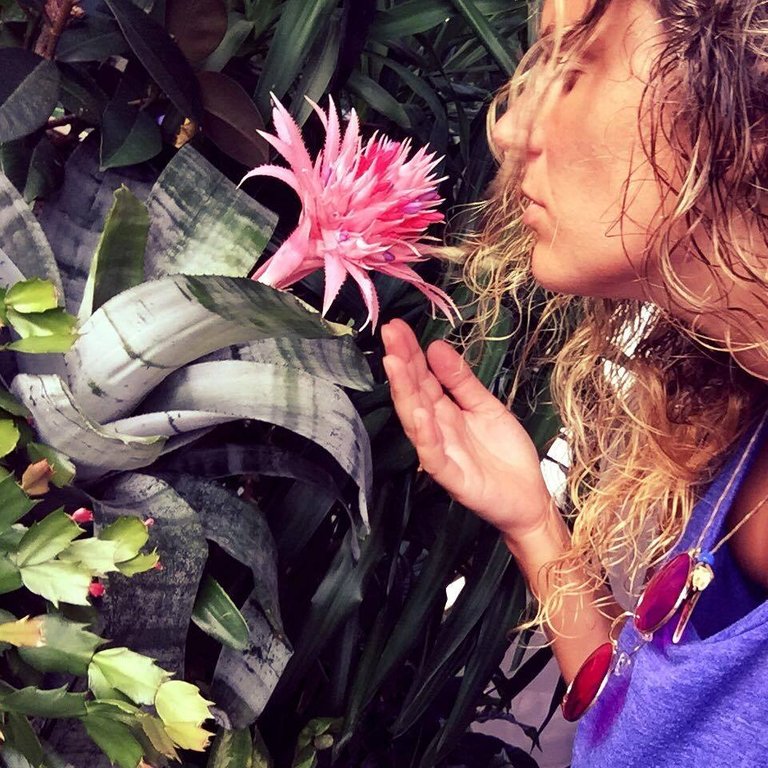 Jo and pink flower.jpg