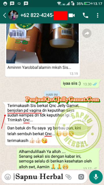 Testimoni QnC Jelly Gamat ~ Benjolan di vagina - benjolan di kemaluan 2.png