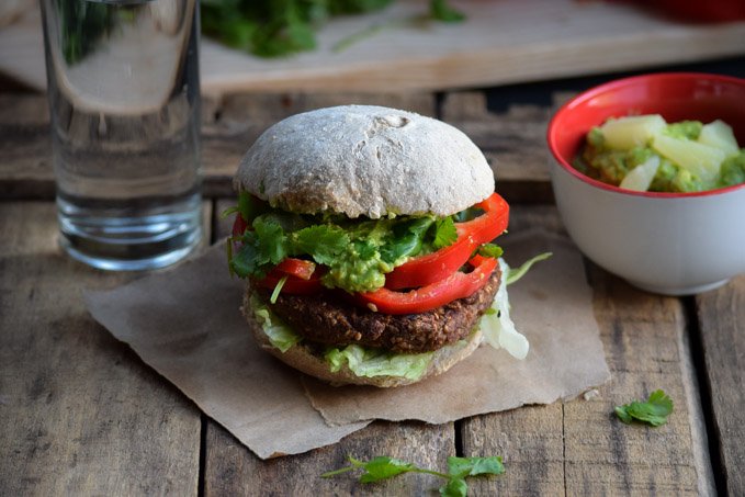 Caribbean Jerk Millet Burgers with Pineapple Guacamole (4).jpg