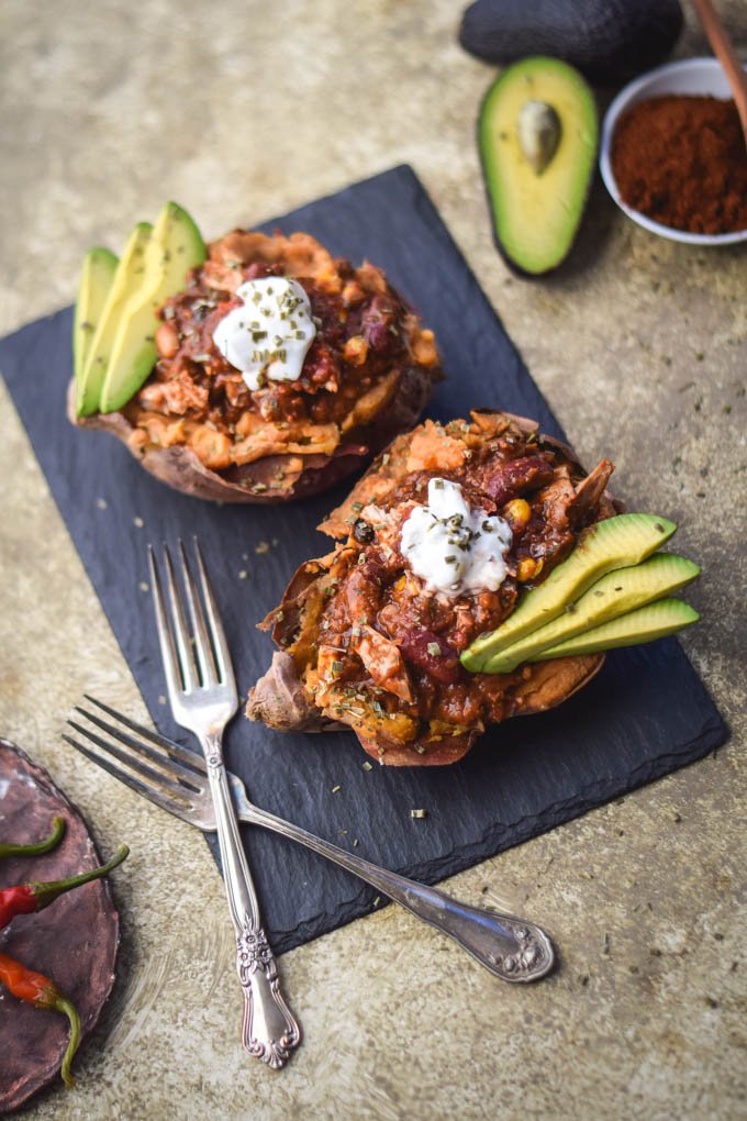 Chunky Chili Stuffed Sweet Potatoes (5).jpg