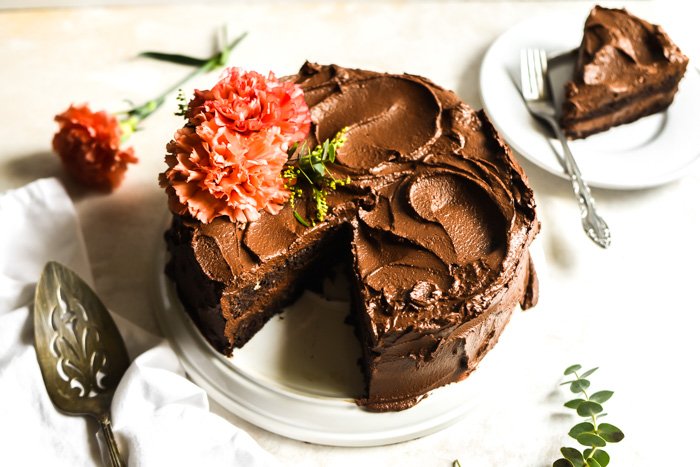 Dark Chocolate Vegan Birthday Cake (GF)-9.jpg