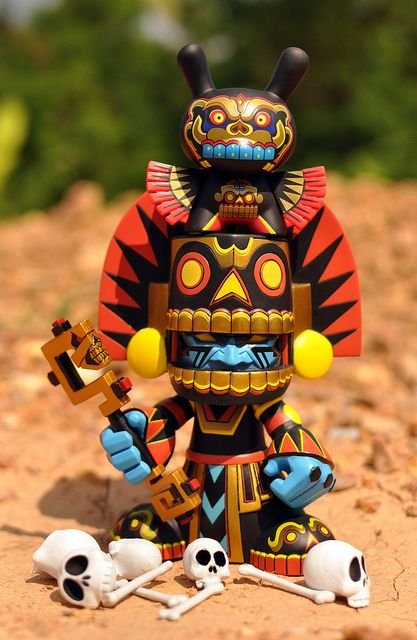 Mictlantecuhtli - the Aztec God of the DEAD - Jesse Hernandez -.jpg