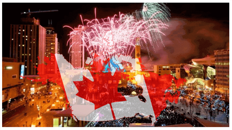 Places for New Year's celebrations in Canada.PNG