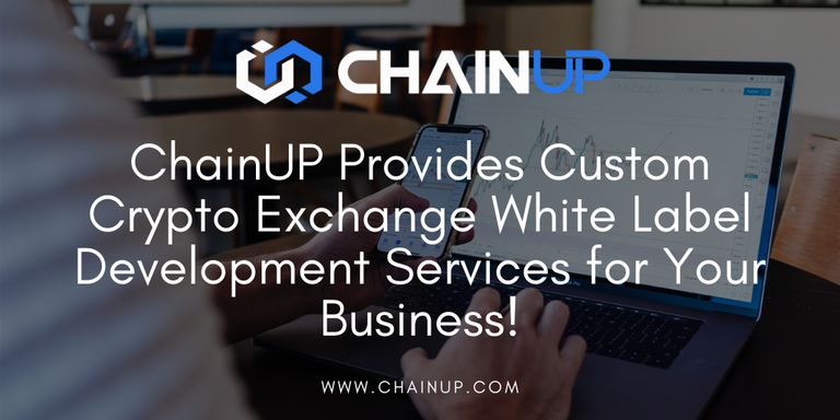 ChainUP provides custom cypto exchange white Label development services for your business Twitter.png