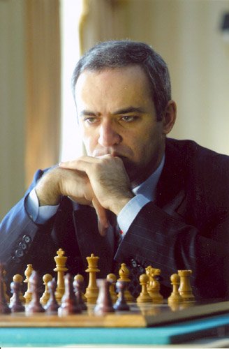 Garry Kasparov, Russian chess grandmaster and a former world chess champion.