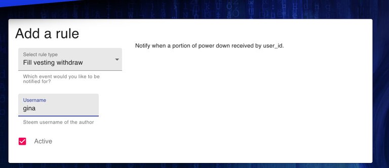 GINAbot - Fill vesting withdraw form