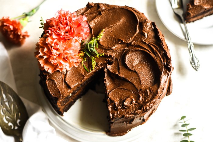 Dark Chocolate Vegan Birthday Cake (GF)-10.jpg