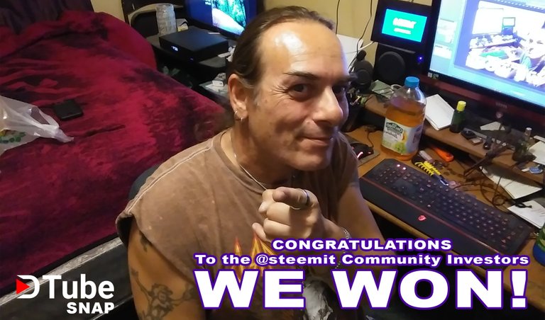 CONGRATULATIONS TO ALL OF YOU @STEEMIT INVESTORS - WE CAME TOGETHER AS A COLLECTIVE - ONE TRIBE ONE SPIRIT ONE LOVE - @STEEM WON.jpg