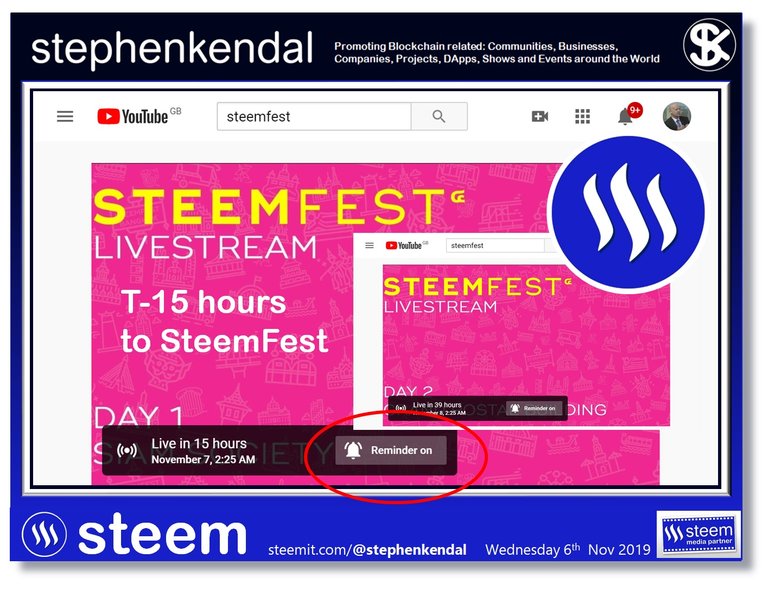 SteemFest Day 1 T-15 hours to Live Stream front.jpg