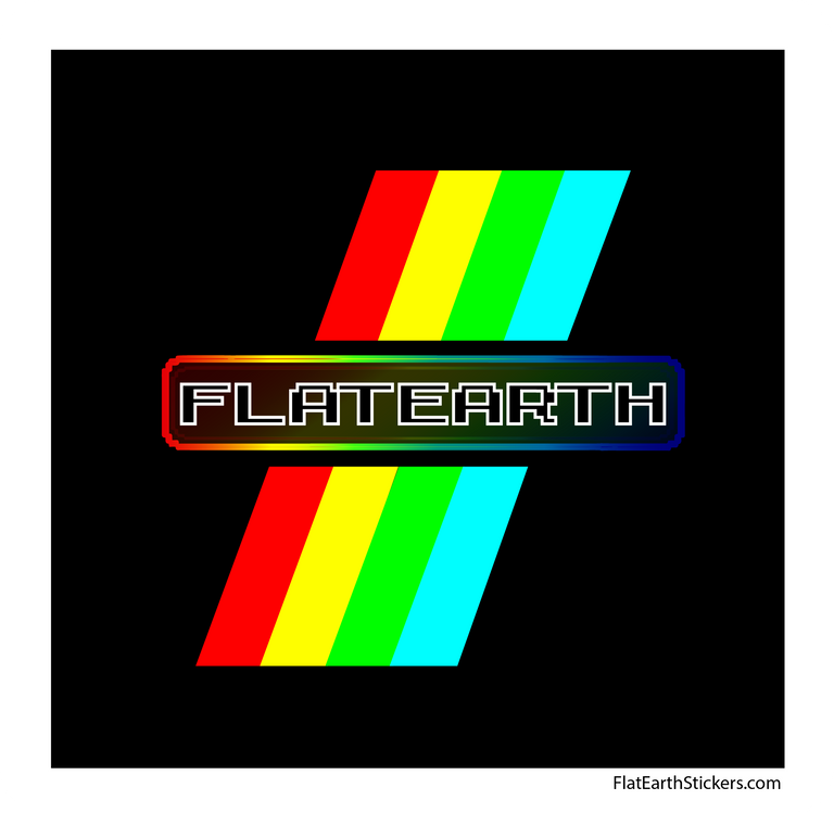 ZX-Spectrum-Logo flat earth stickers and magnets globexit.png