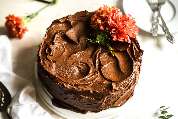 Dark Chocolate Vegan Birthday Cake (GF)-6.jpg