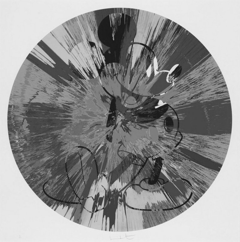 Beautiful-Mickey Damien Hirst grey scale.jpg