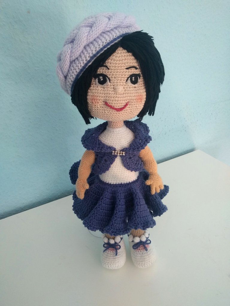 French Girl Amigurumi Doll esmanur