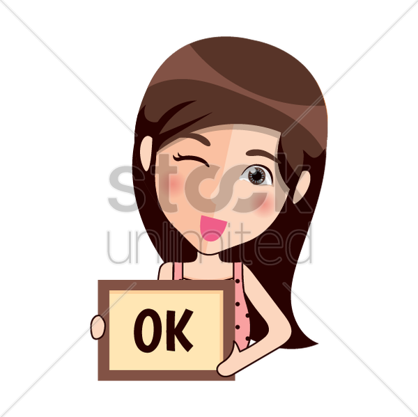 cartoon-girl-winking-and-holding-an-ok-board_1957456.png