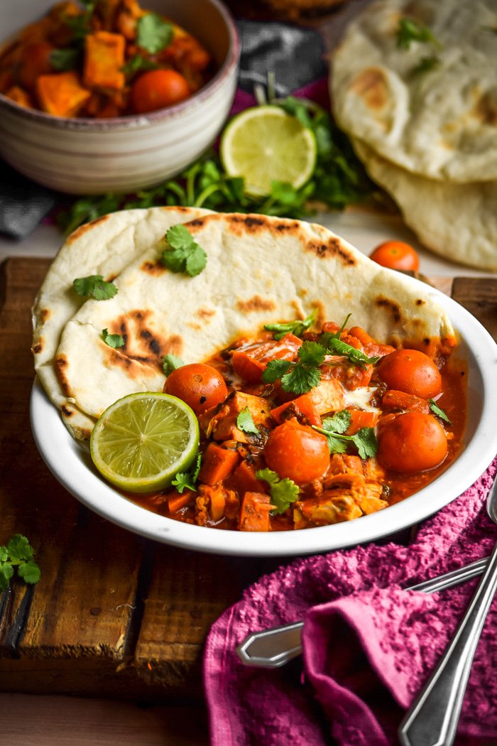 Indian Red Coconut Curry with Homemade Pitas  (vegan)-2.jpg