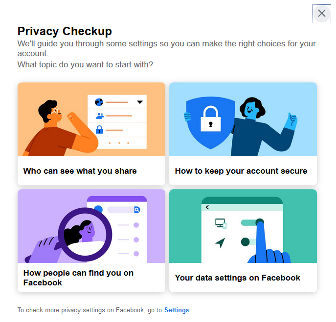 Facebook Privacy Checkup