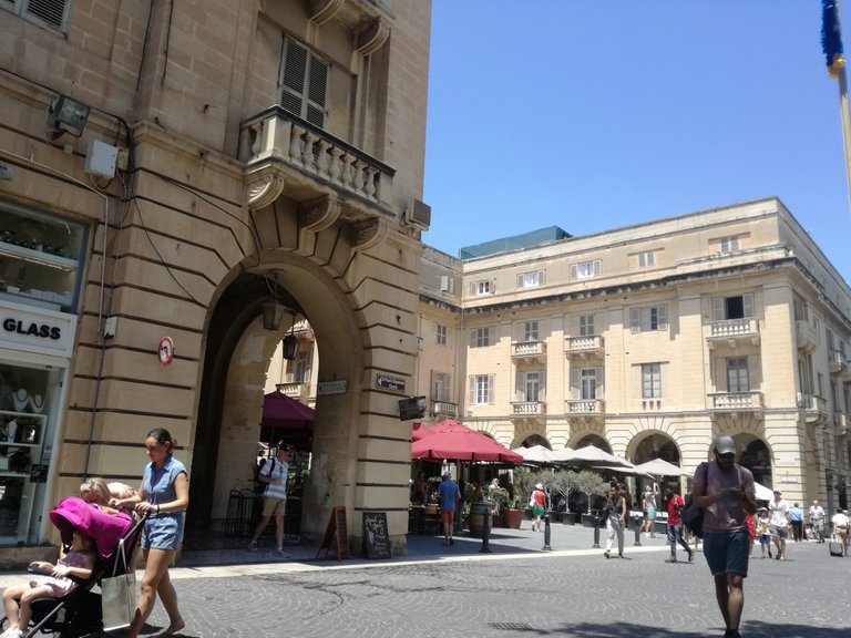 Square in Valleta