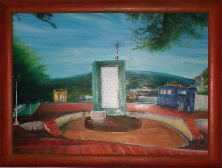 un dia en la plaza, oleo, 40x50cm.jpg