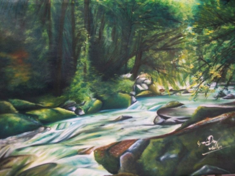 El rio que pasa a traves de mis ojos, oleo, 50x70.jpg