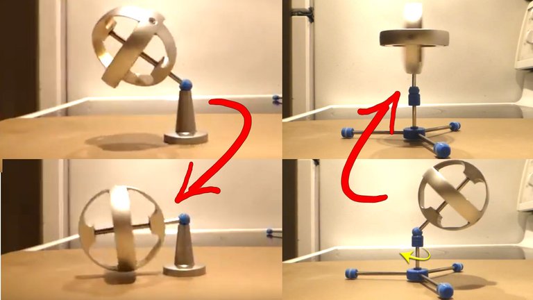 #MESExperiments 1 - Gyro Precesses Upwards on Low Friction.jpeg