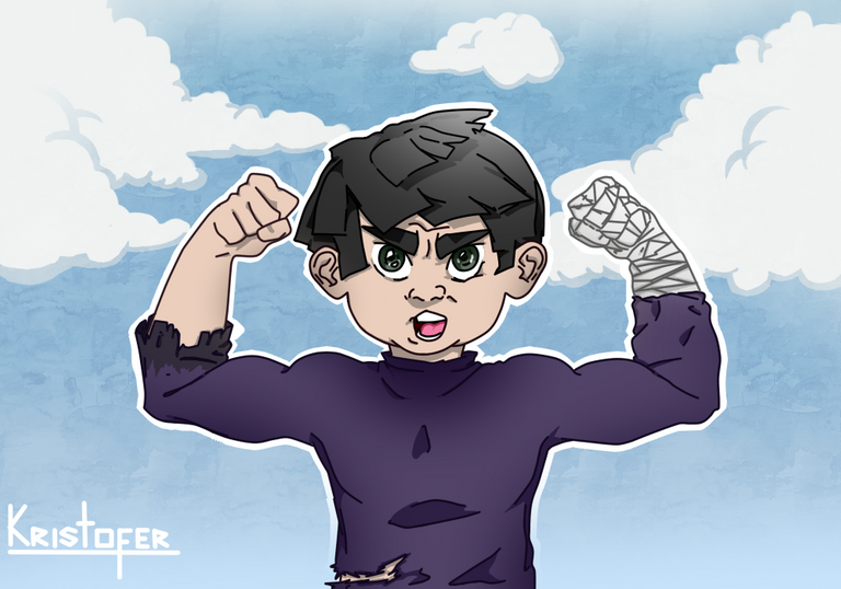 ROCK LEE DRAW - Steemit.png