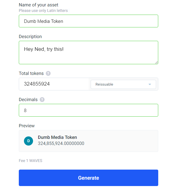 waves token generation.png