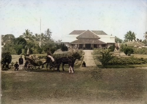 Bupati Tasikmalaya, 1880. Stoop. Colorized..jpg