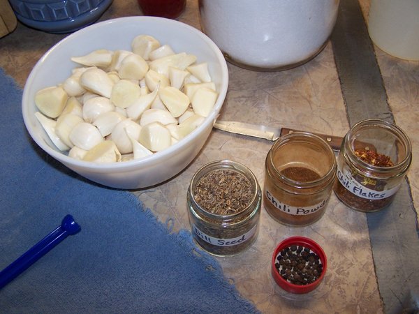 Garlic pickles - ingredients ready crop July 2018.jpg