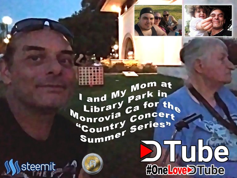 BBQ then - I and My Mom at The Country Concert in Library Park Summer Series - Monrovia Ca - Yeee-Haaw.jpg