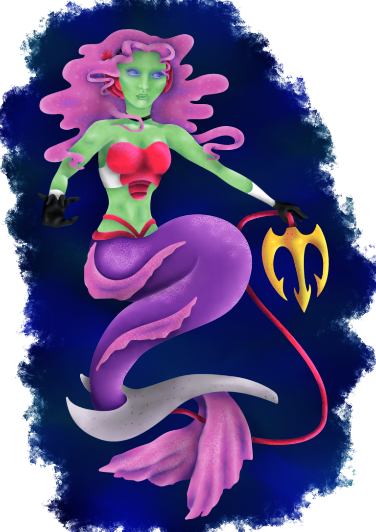 Mischievous Mermaid, by Anike Kirsten