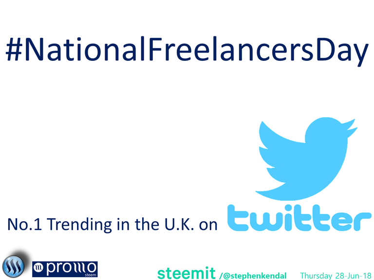 NationalFreelancersDay No1 trending in the UK.png