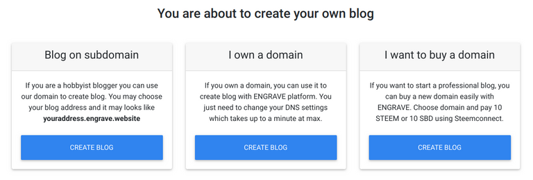 Domain Options