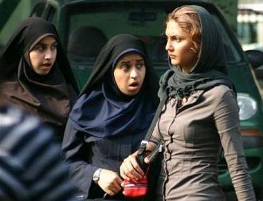 Iranian woman confronts sisters of zeynab Islamic dress police 2.jpg