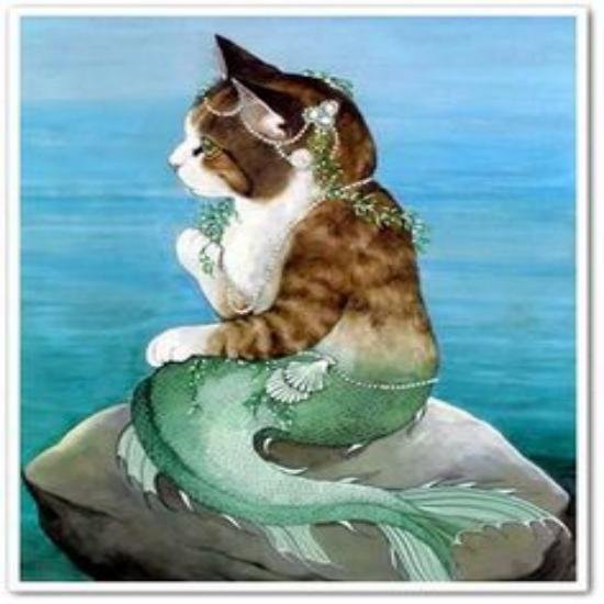 cat as mermaidBlessings111.jpg