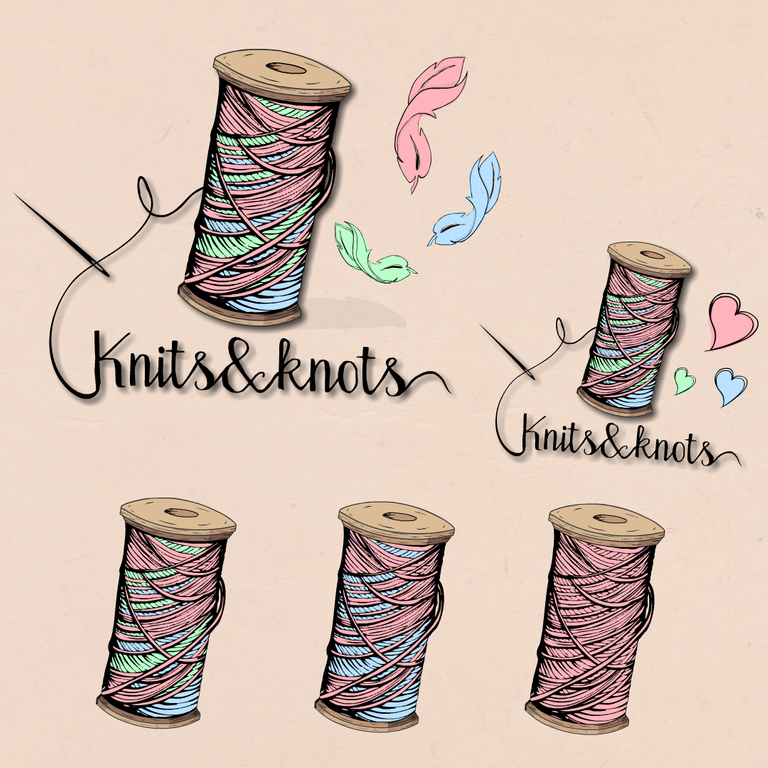 Knits&knots Petra Toplak logo made by Animationiko Niko Balažic.png