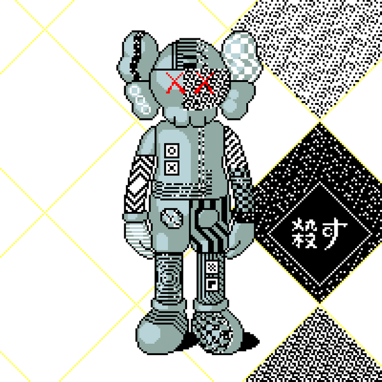 B K 100 B:W ::: KAWS DOLL ::: BAUHAUS 100 ::: BY TSUKI D SUREIYA ::: MARCH 2019.png