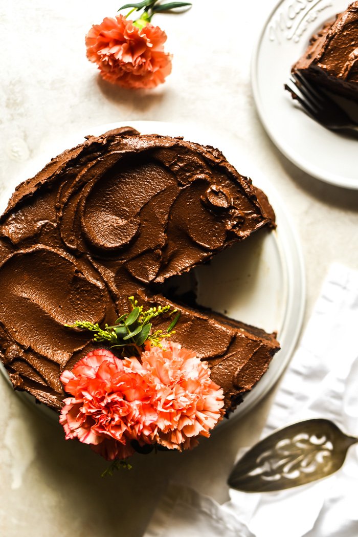 Dark Chocolate Vegan Birthday Cake (GF)-3-2.jpg