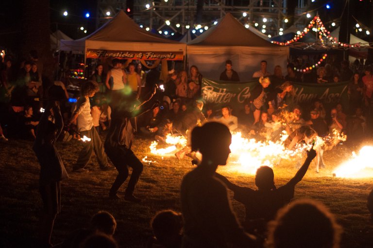 St Kilda festival 01-2010 fire jugglers-9.jpg