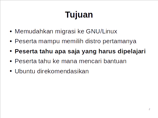Mengenal GNU/Linux Untuk Pemula Tujuan