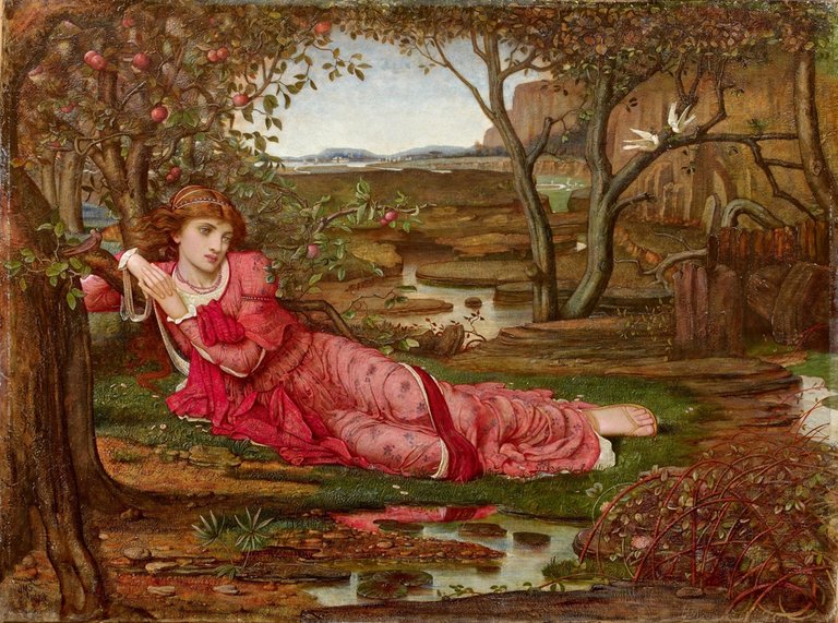 John Melhuish Strudwick 1875 Song without words.jpg