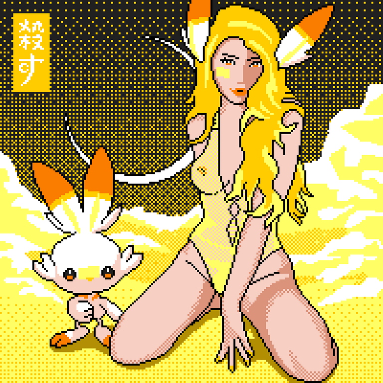 SCORBUNNY ::: OFF-WHITE ::: BELLE DELPHINE ::: by TSUKI D SUREIYA MARCH 2019.png